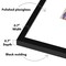 Americanflat Set of 3 Picture Frames - Gallery Wall Set with One 14x18 with 5x7 Mat, One 8x10 with 3.5x5 Mat and One 11x14 with 4x6 Mat - Black